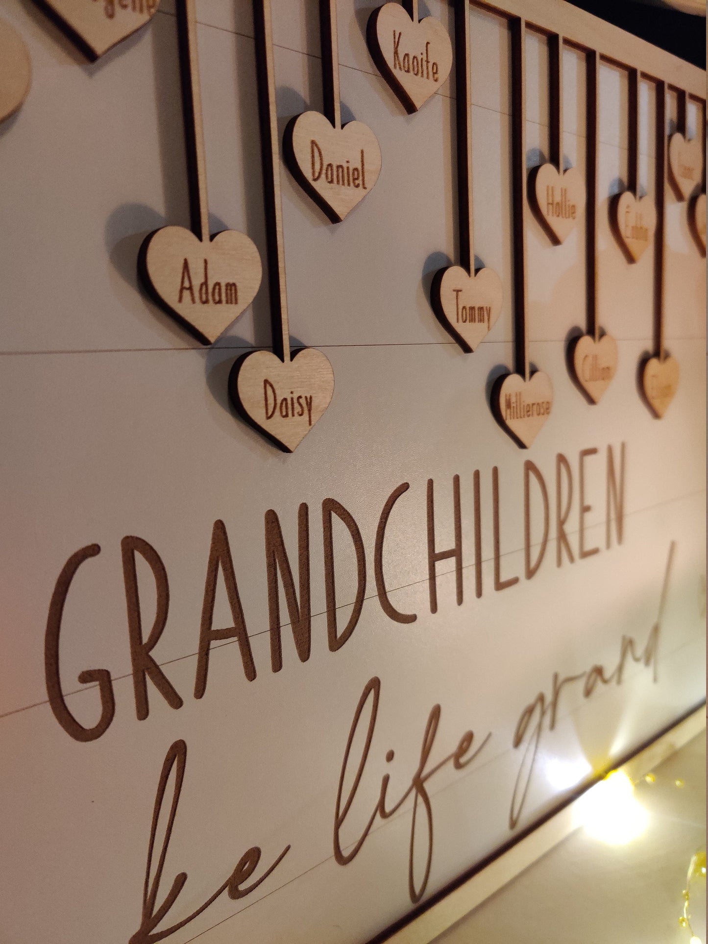 Grandchildren plaque, grandchildren make life grand/ grandparents