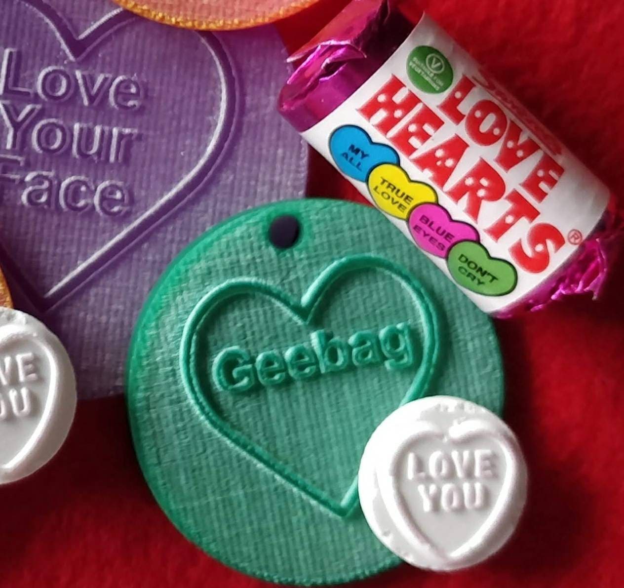 Love Heart Keyrings