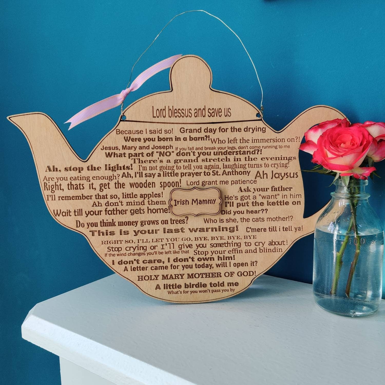 Irish Mammy - Teapot plaque