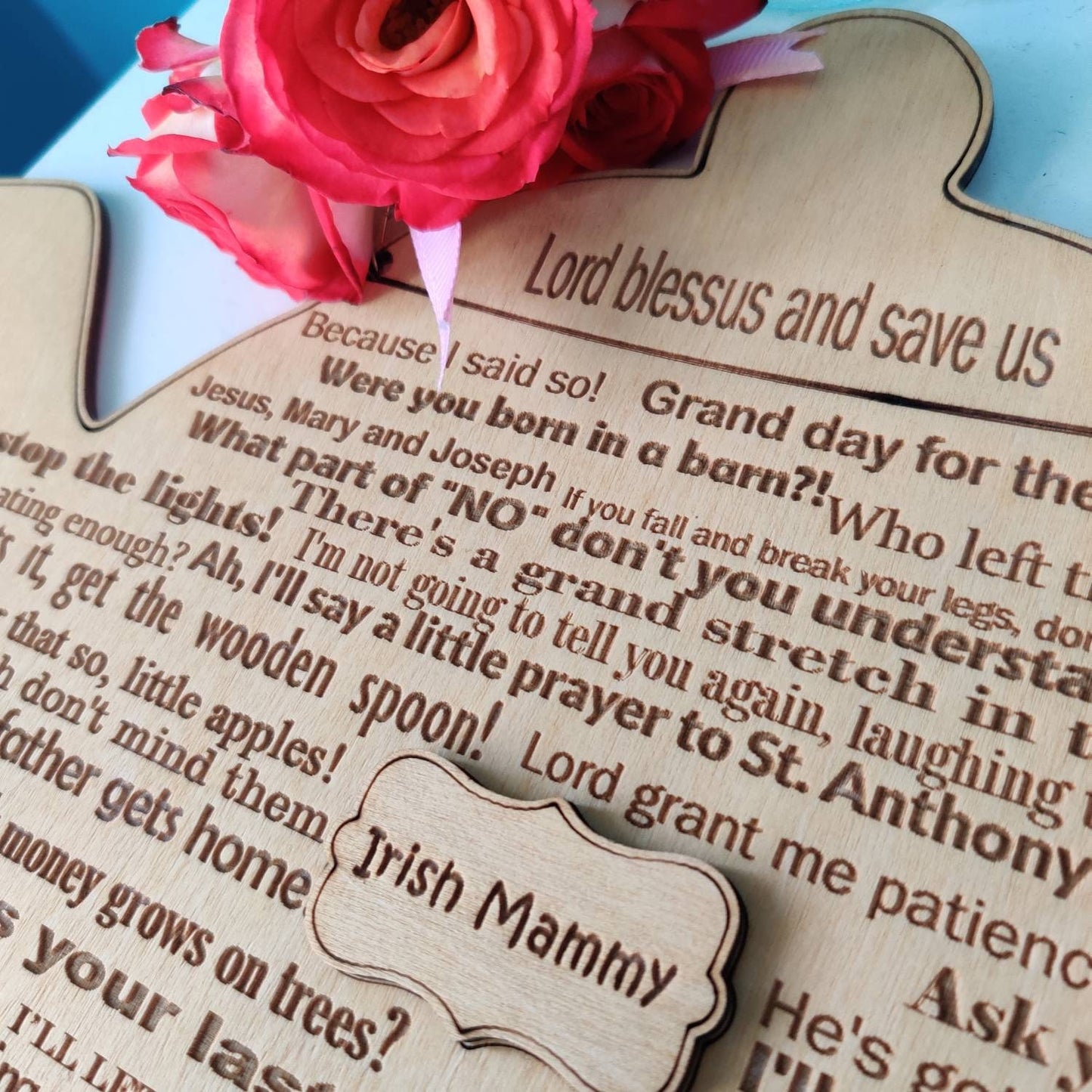 Irish Mammy - Teapot plaque