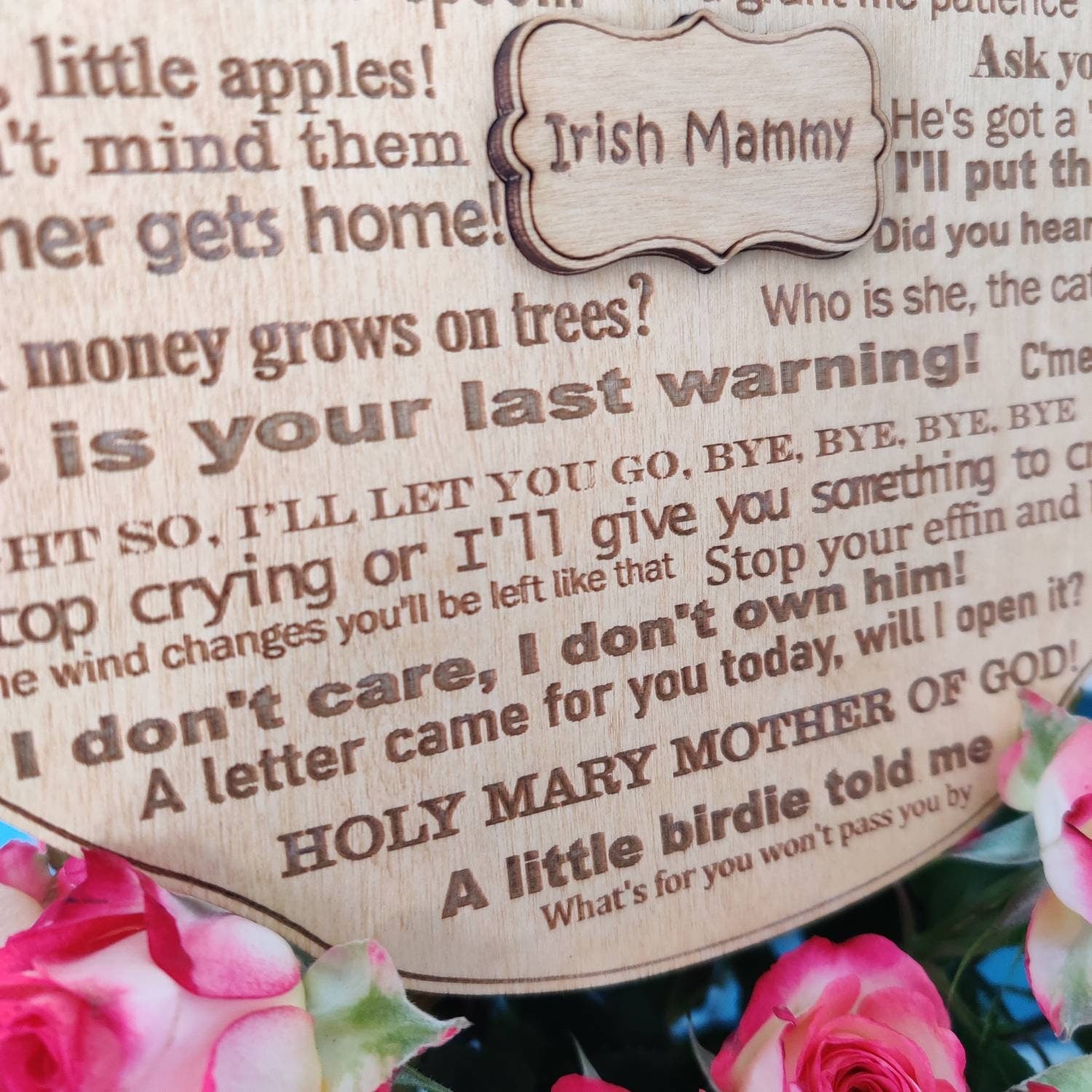 Irish Mammy - Teapot plaque