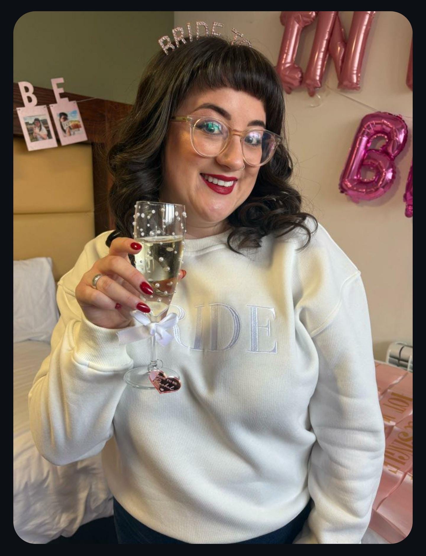 Personalised glass charms