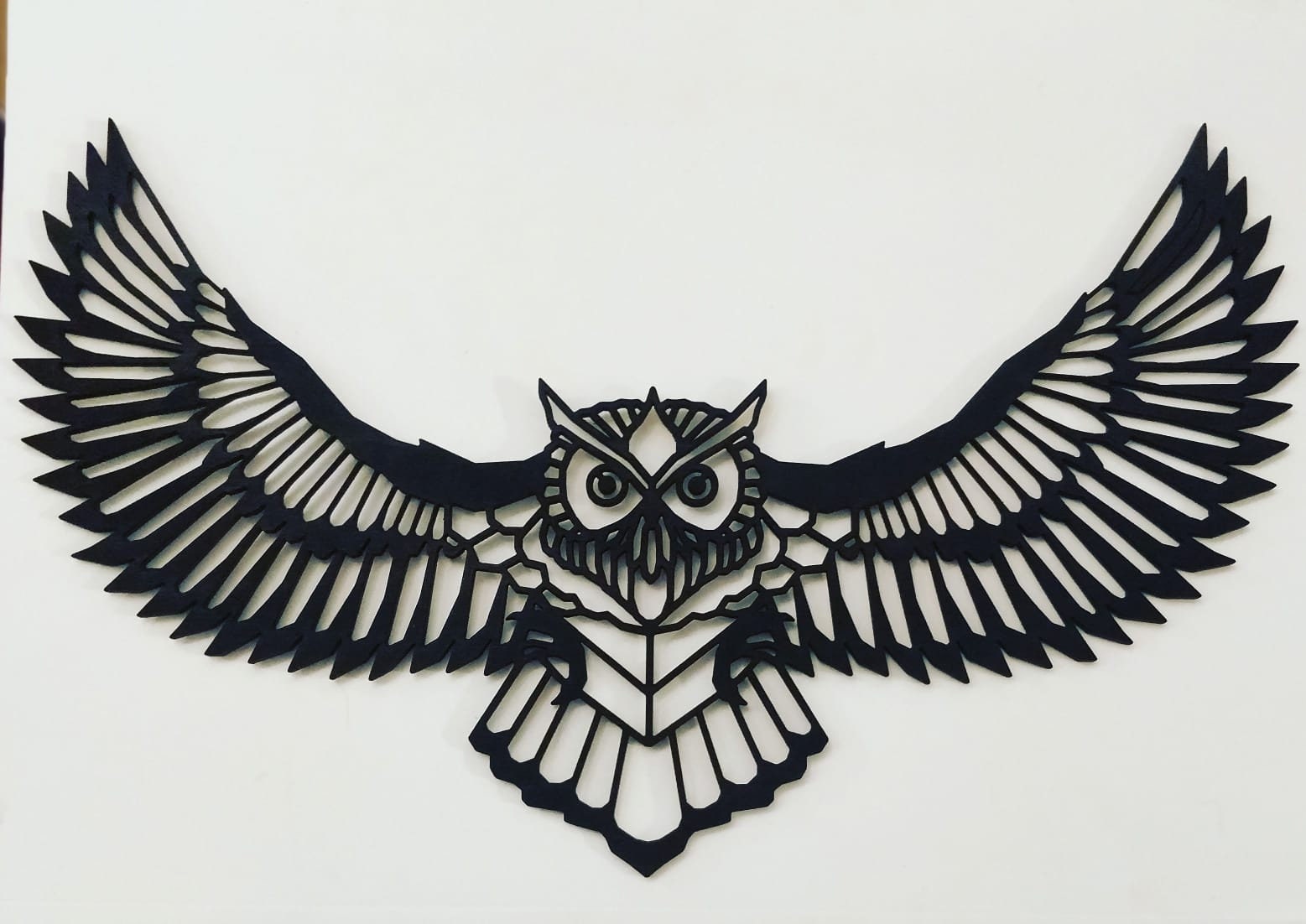 Wooden owl wall decor – laser cut, wooden