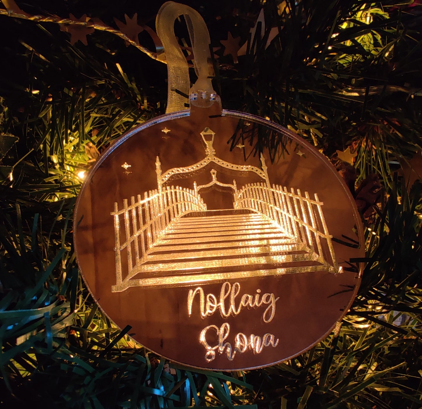 Irish Christmas bauble - Ha'penny bridge