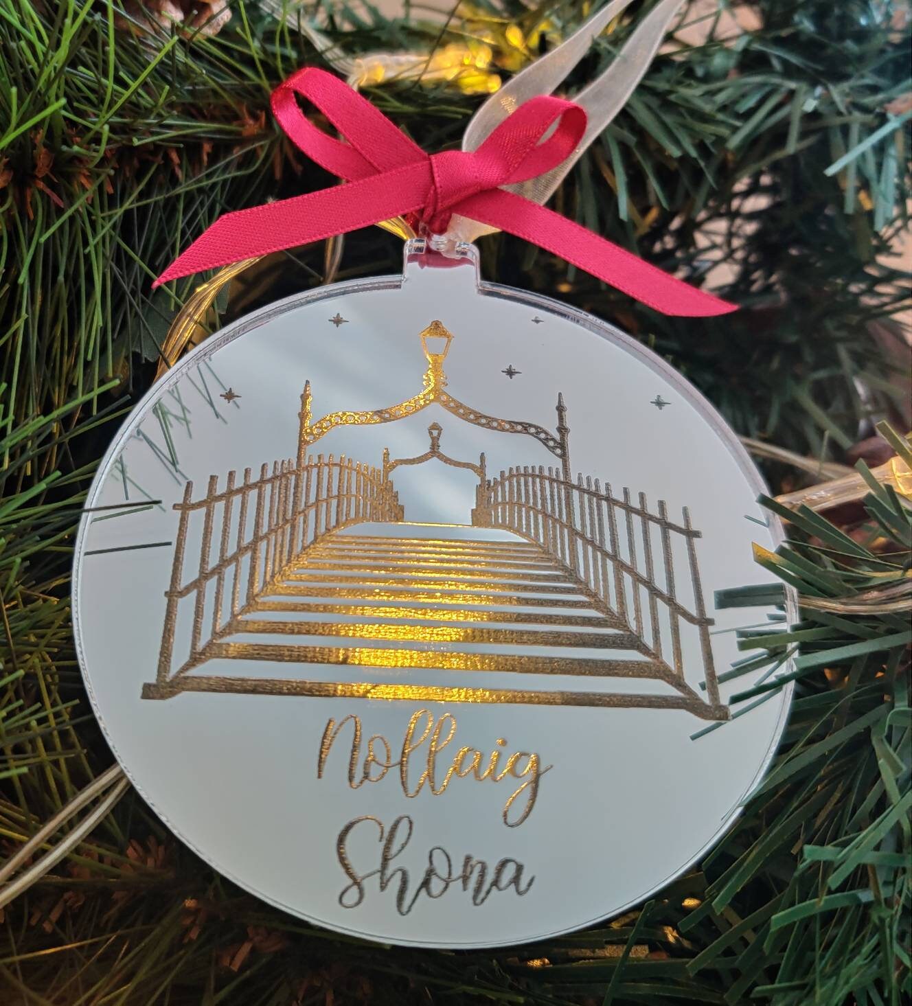 Irish Christmas bauble - Ha'penny bridge