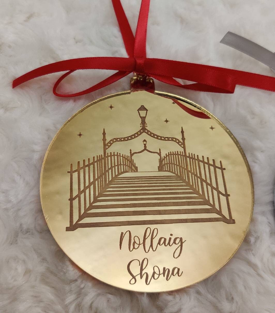 Irish Christmas bauble - Ha'penny bridge