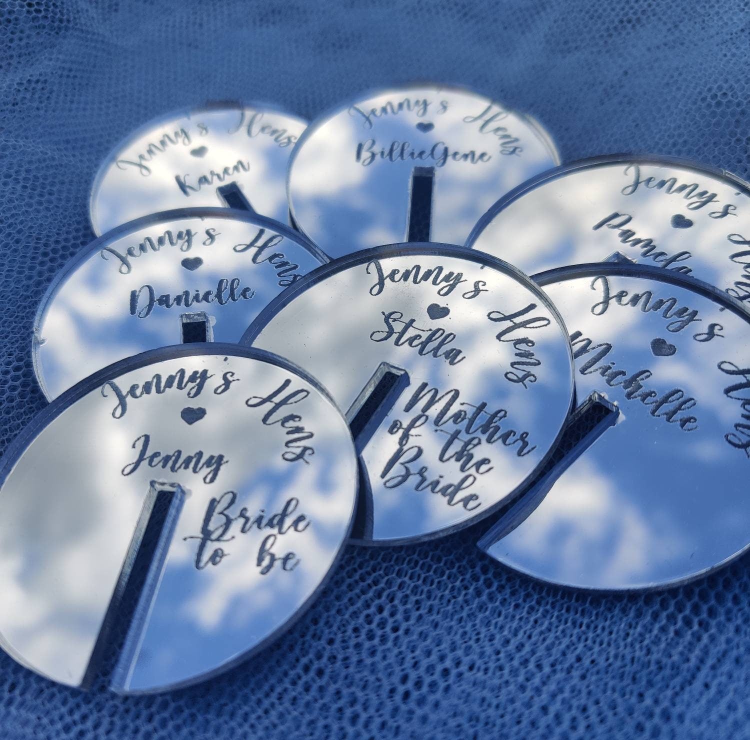 Personalised glass charms
