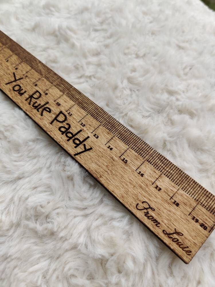 Personalised teacher ruler gift