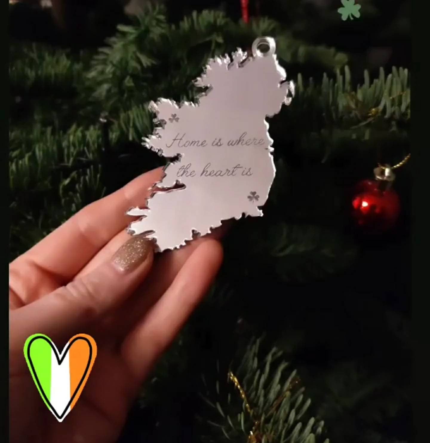 Home is where the heart is - Ireland Christmas decoration