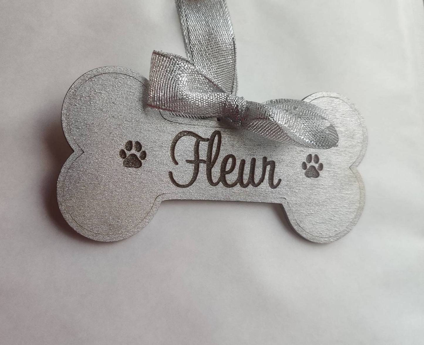 Personalised dog bone - Christmas decoration