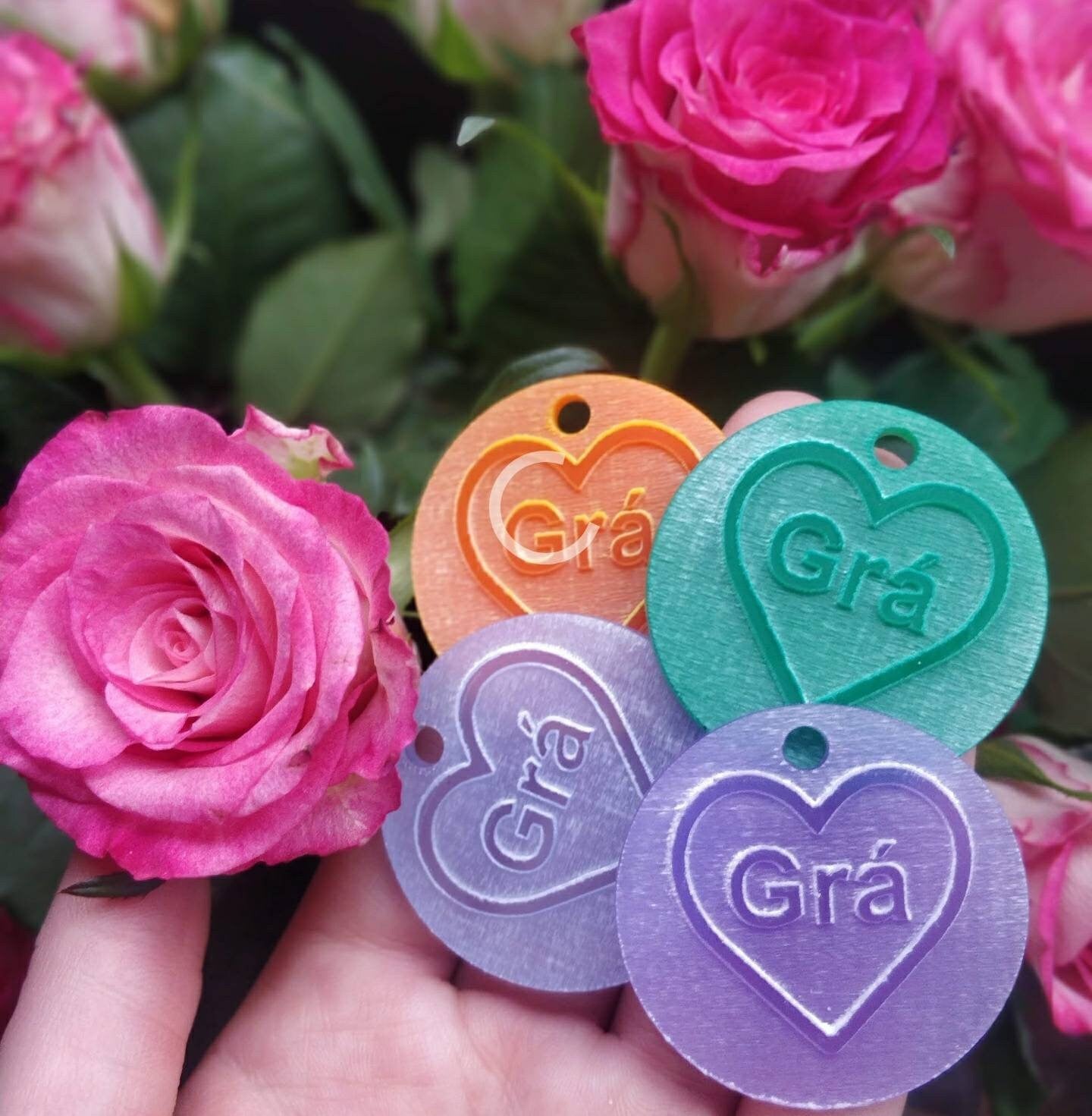 Love Heart Keyrings