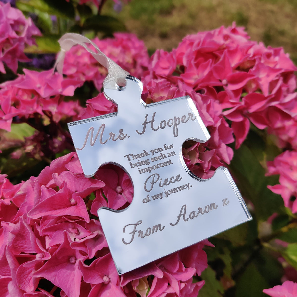 Personalised puzzle piece