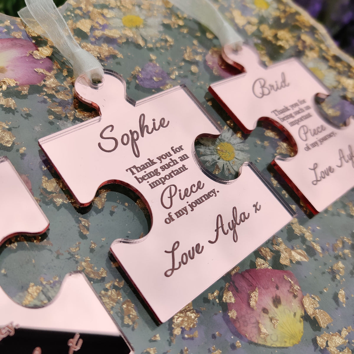 Personalised puzzle piece