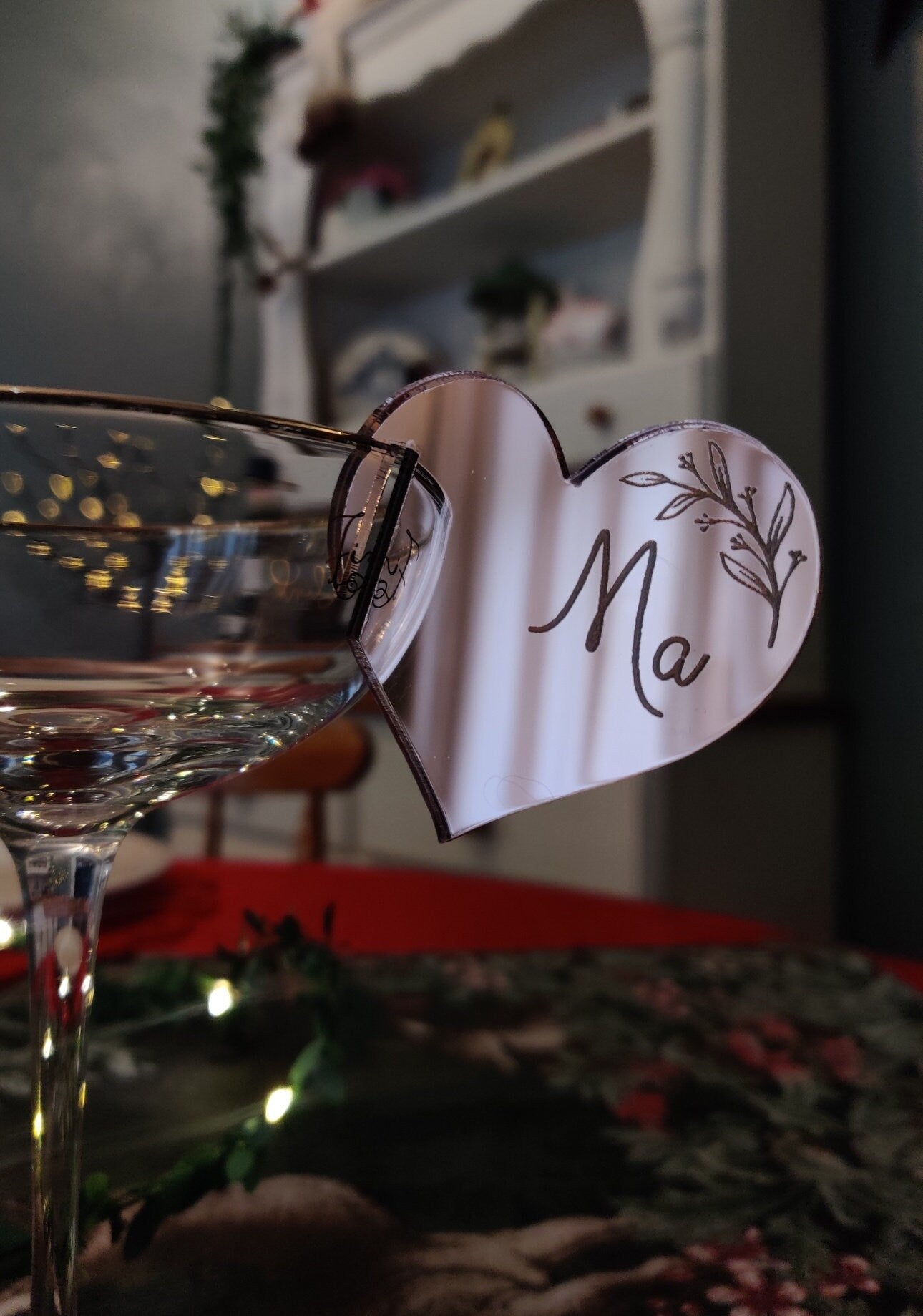 Personalised glass charms