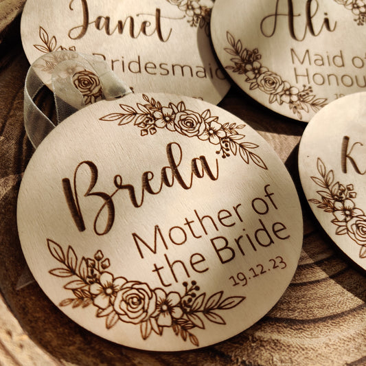 Personalised hanger tags - Bridal wedding hanger tags - communion hanger tags - dress hanger tags