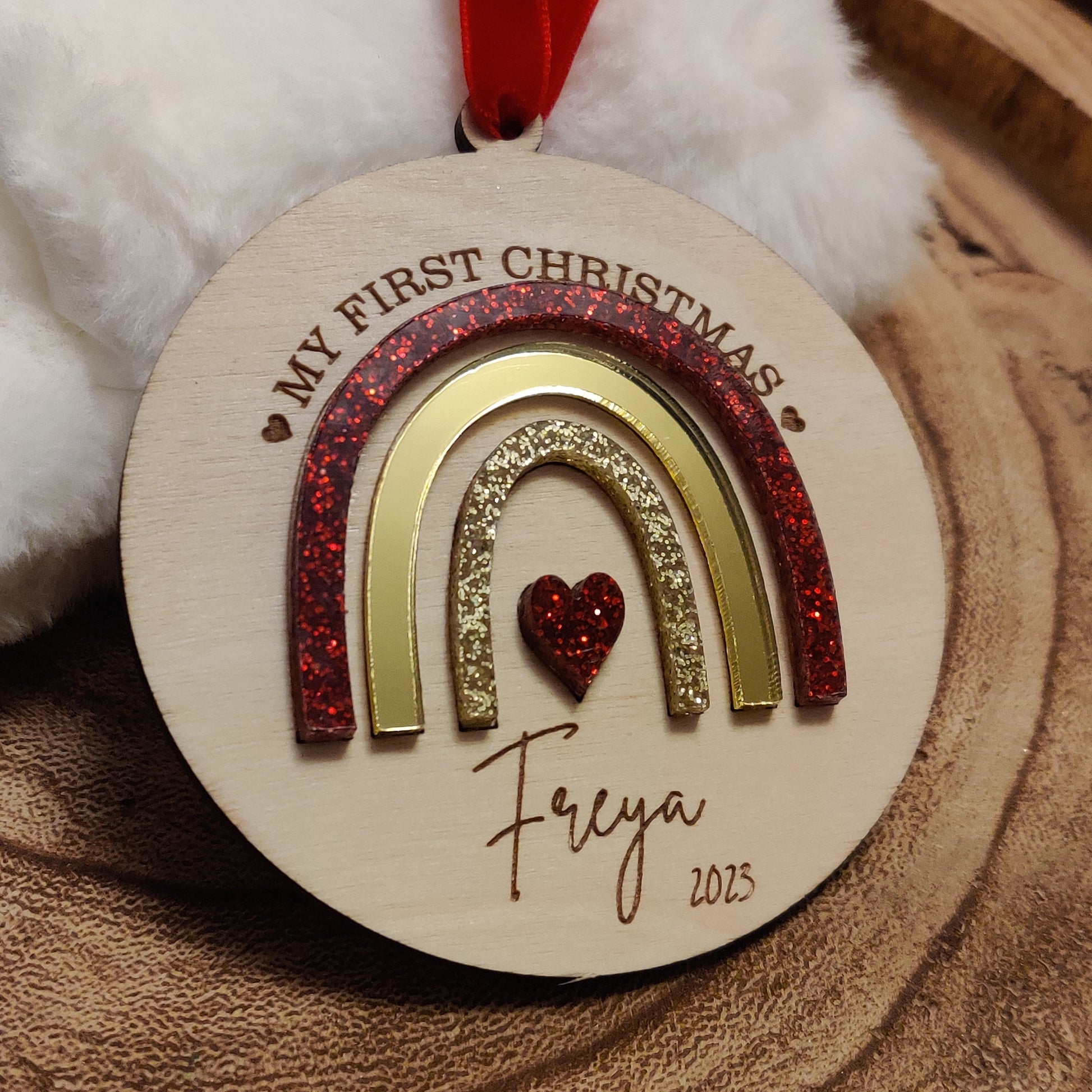 My first Christmas rainbow