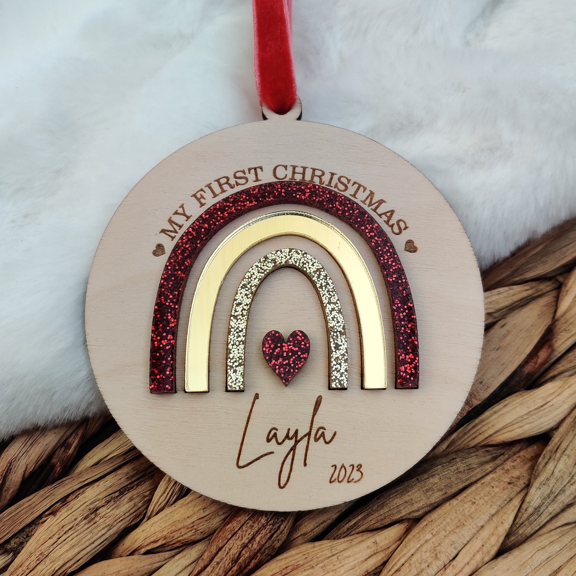 My first Christmas rainbow