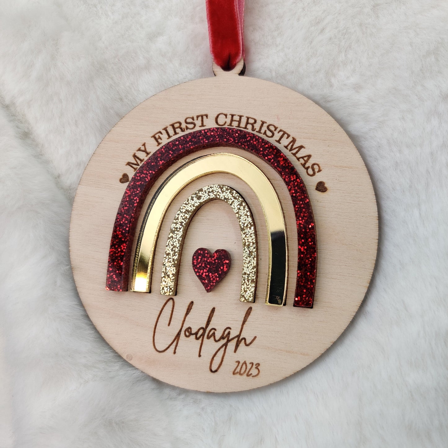 My first Christmas rainbow