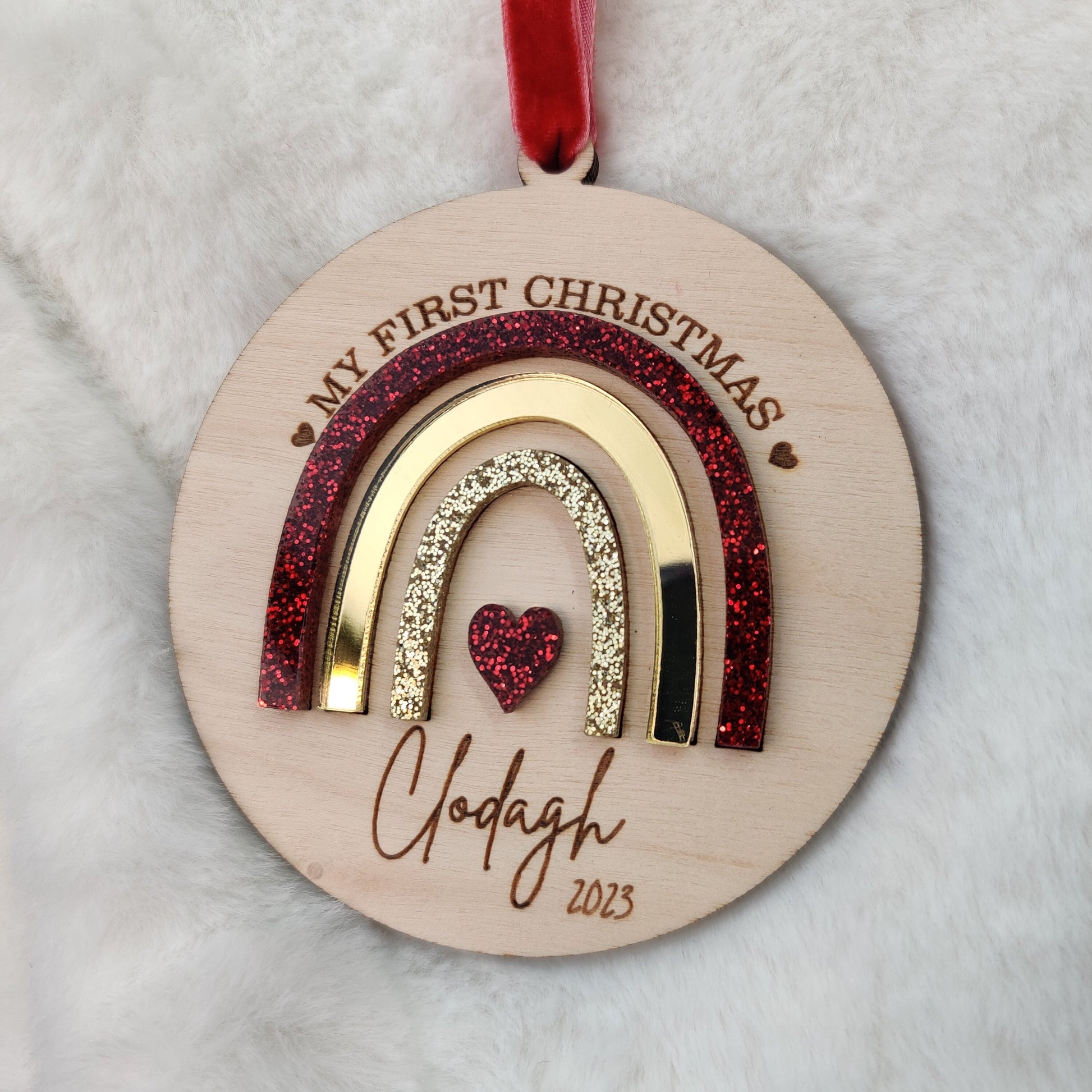 My first Christmas rainbow