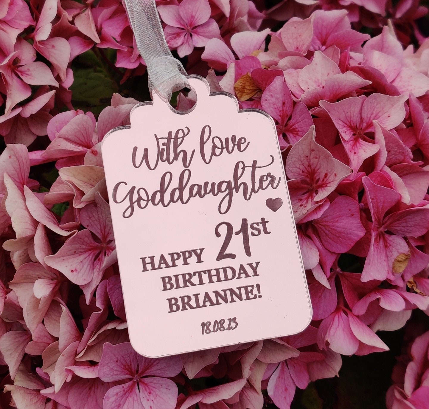 Personalised gift / bottle tag