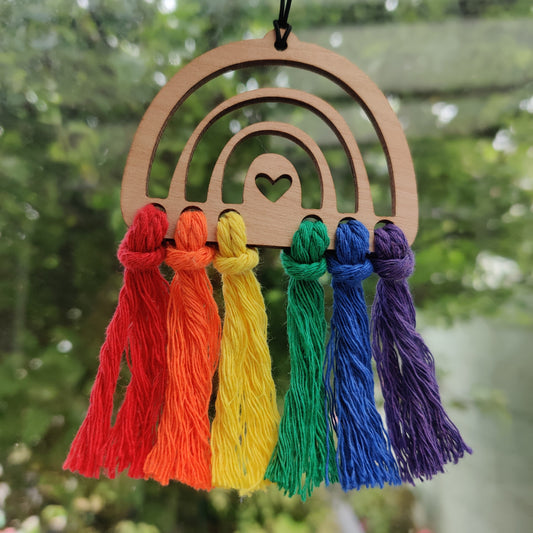 Pride Rainbow car charm