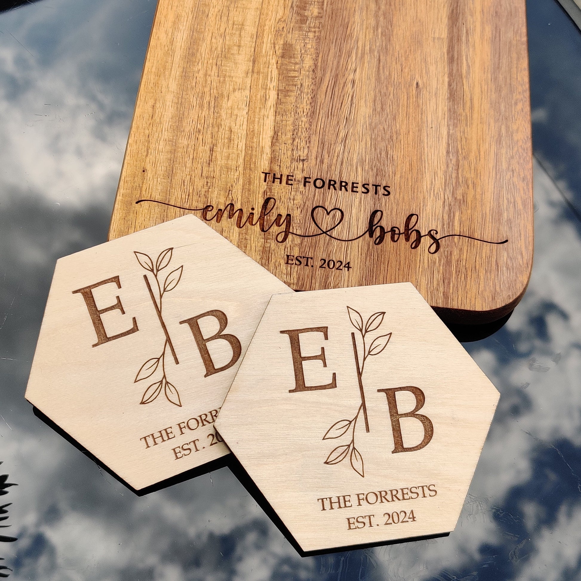 Personalised coasters