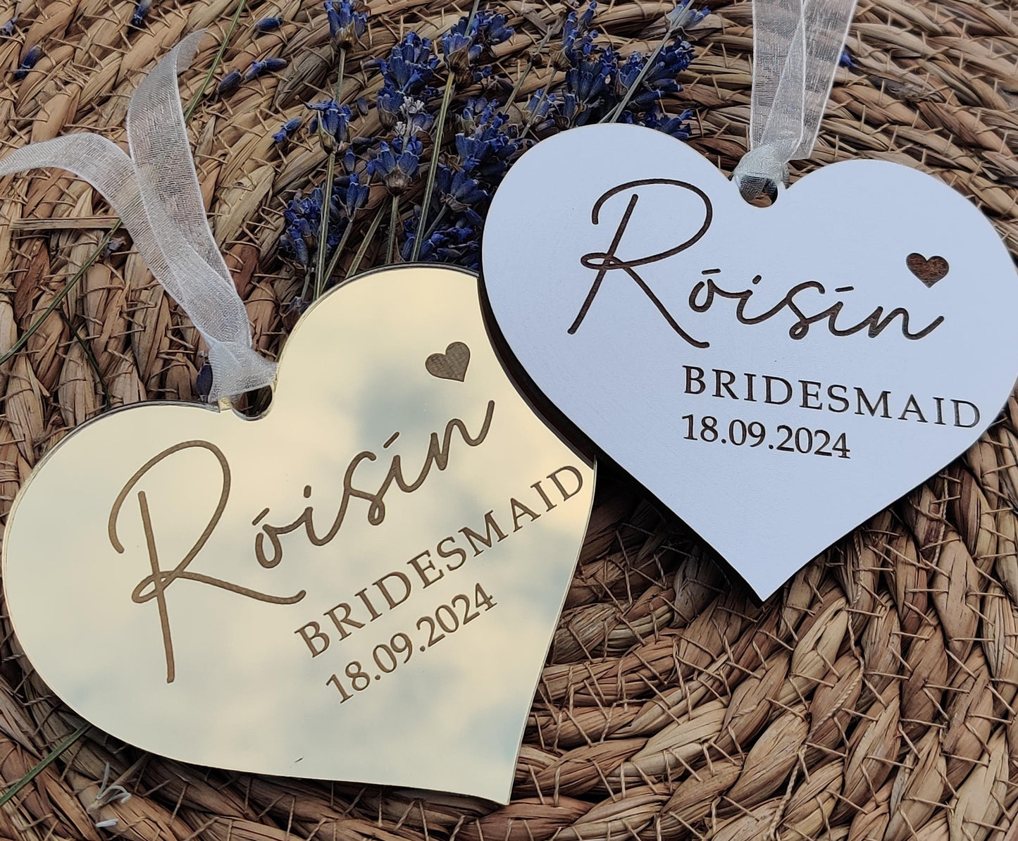 Wedding Keepsake Heart – wooden, acrylic