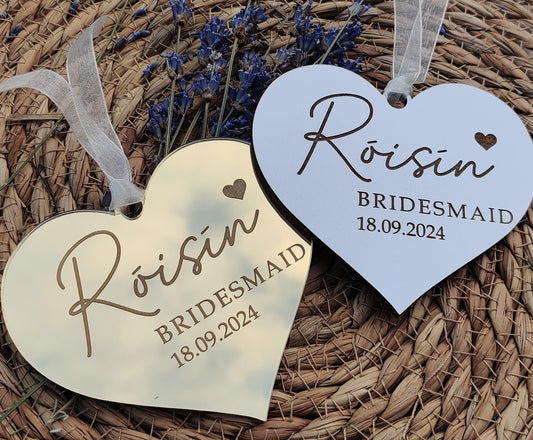 Wedding Keepsake Heart – wooden, acrylic