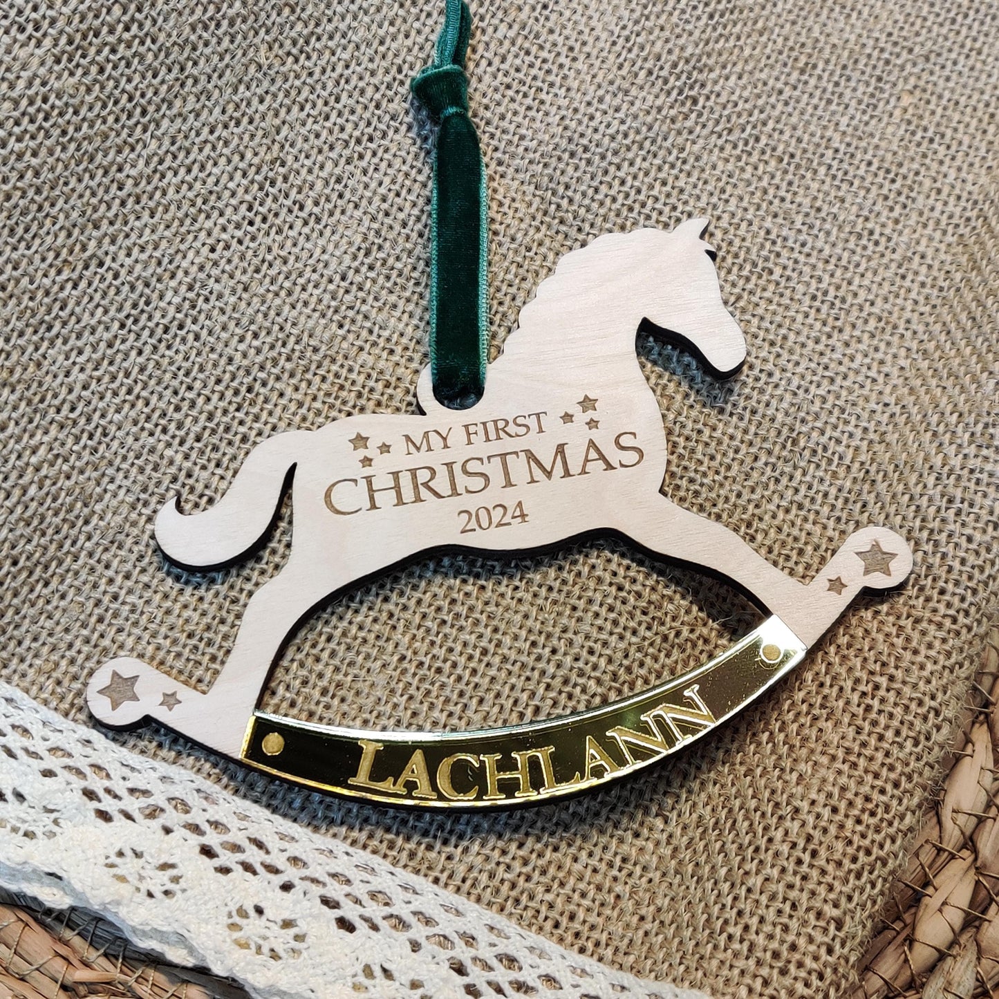 My first Christmas bow