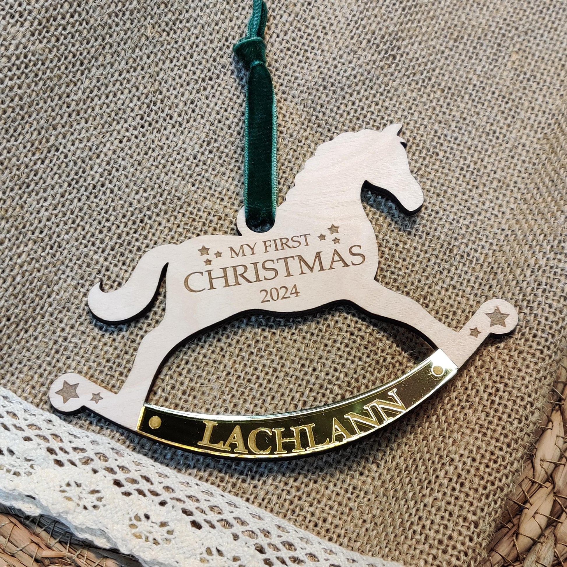 My first Christmas bow