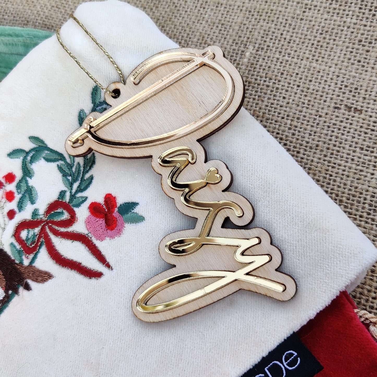 Personalised gift tag