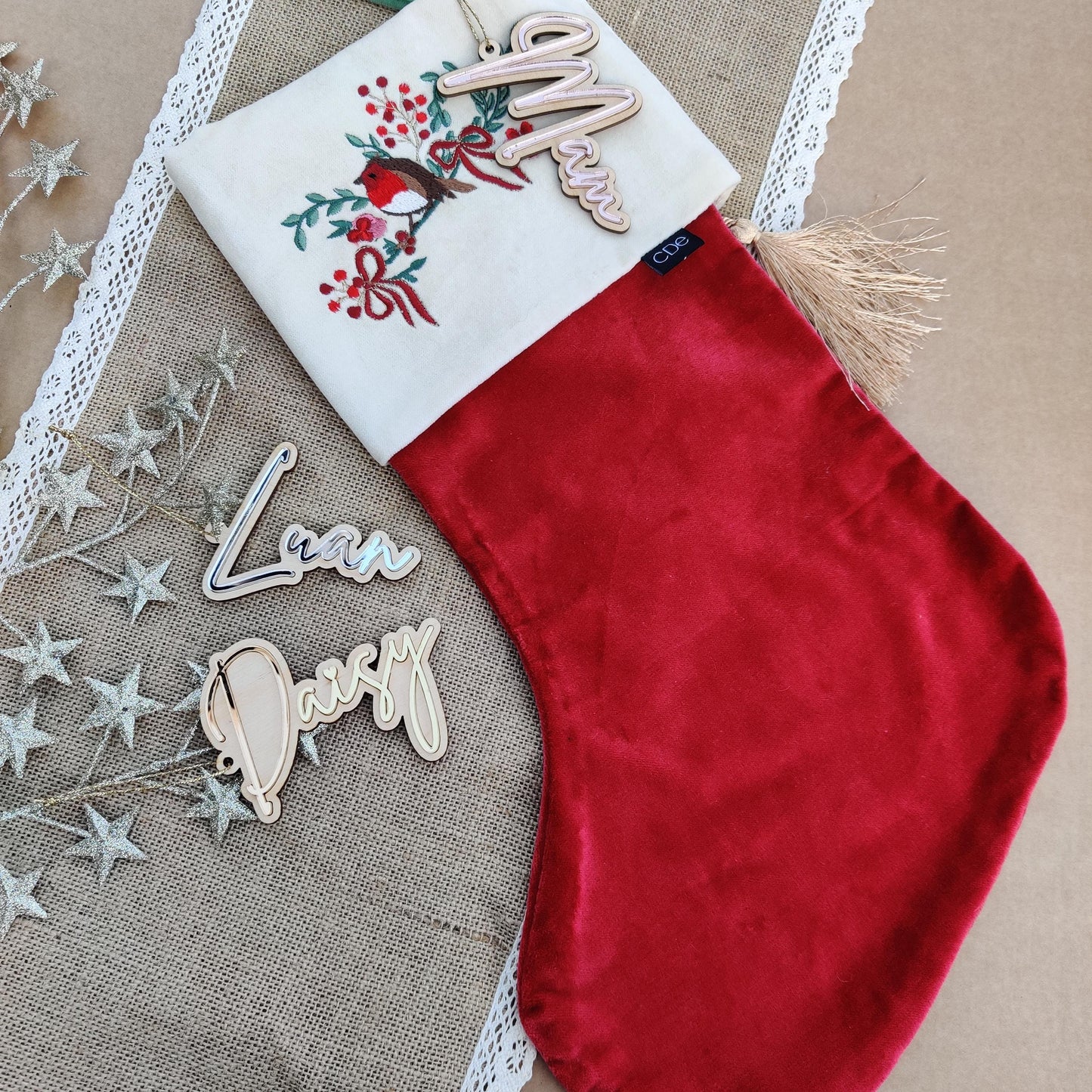 Personalised gift tag