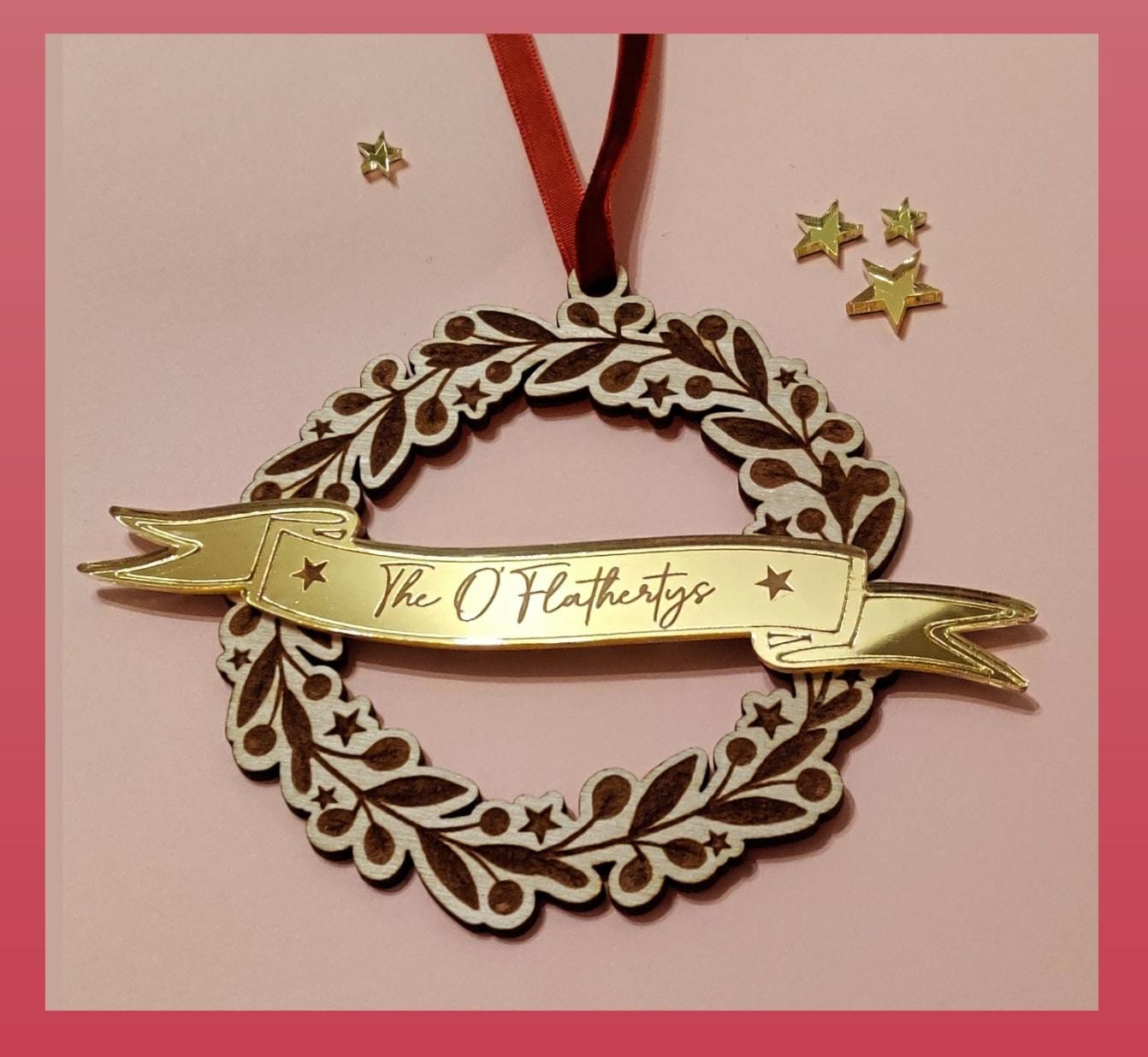 Christmas wreath decoration