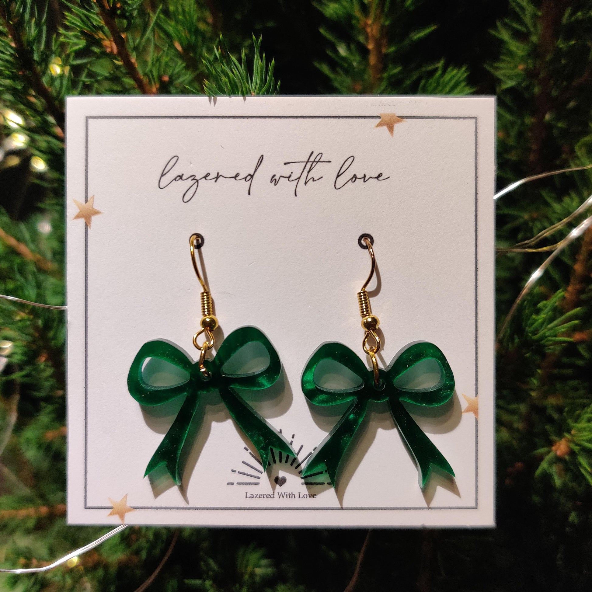 Christmas Tree Earrings – acrylic