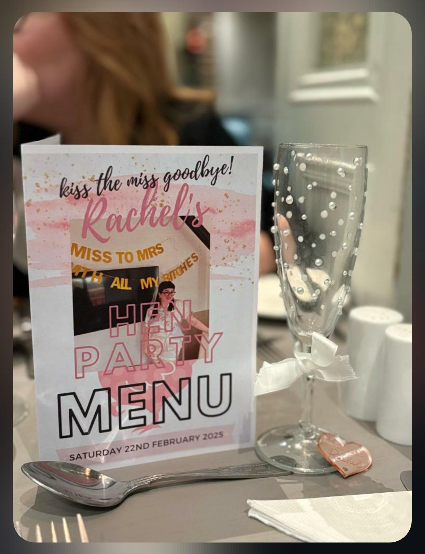 Personalised glass charms