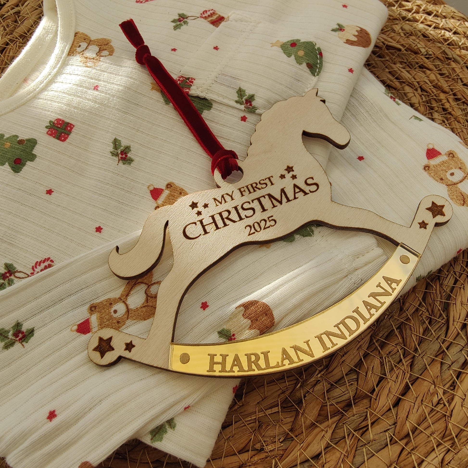 My first Christmas bow