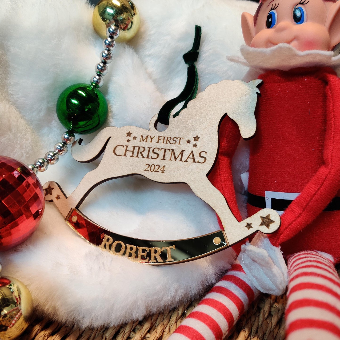 My first Christmas bow