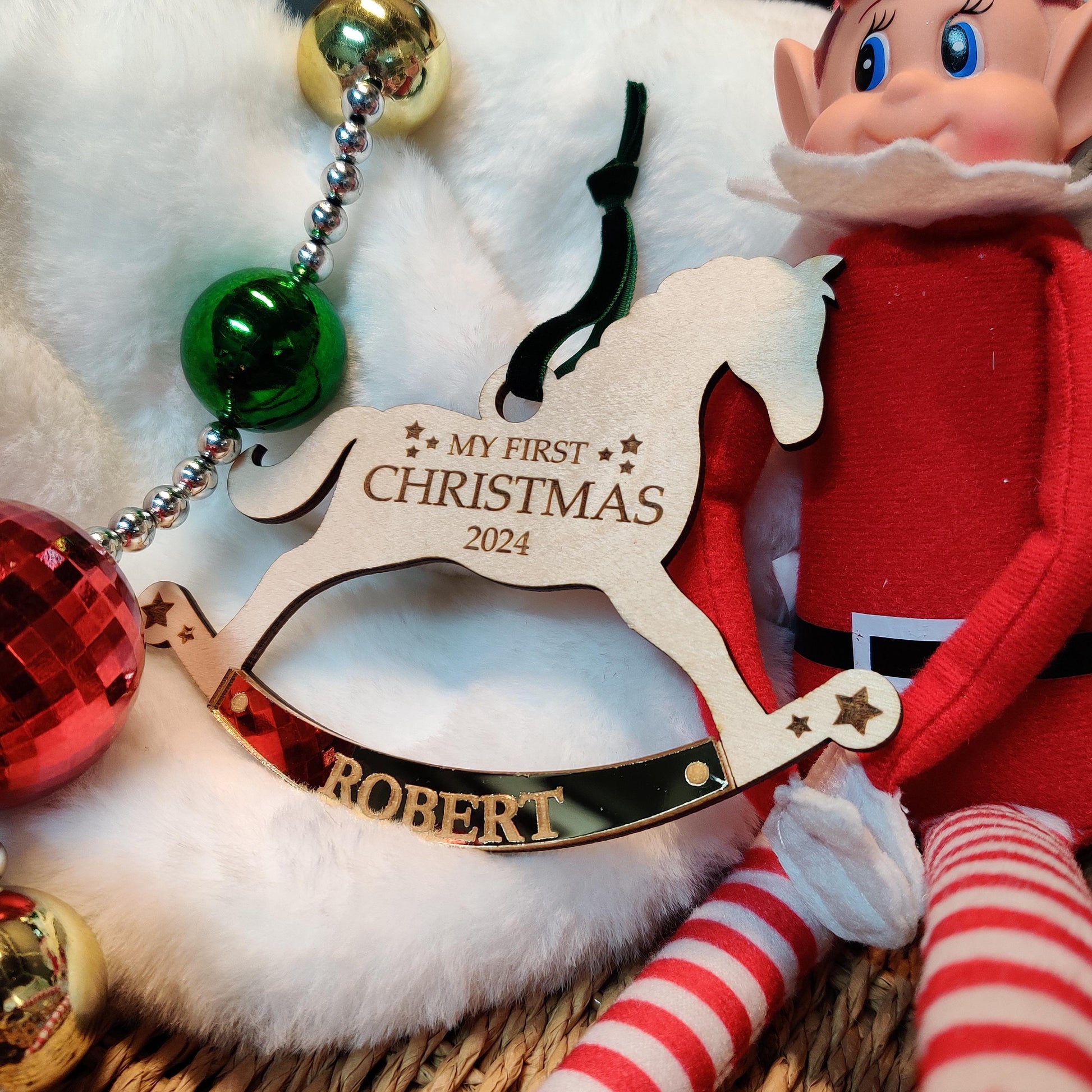 My first Christmas bow