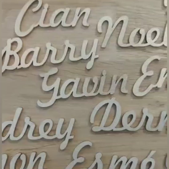 Wedding place names wooden made in Ireland