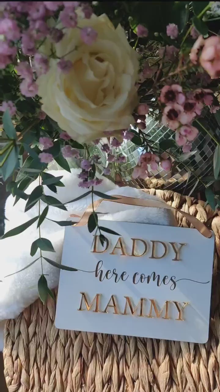 Page boy sign