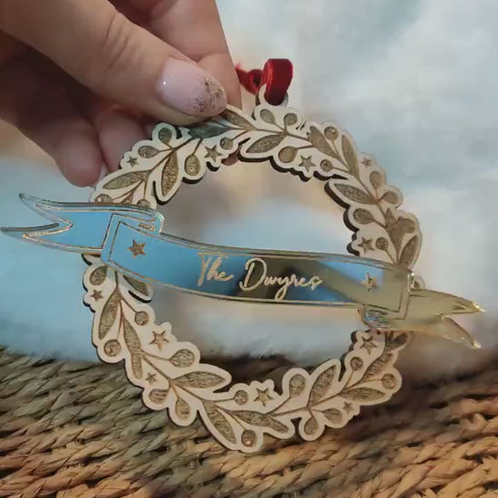 Christmas wreath decoration