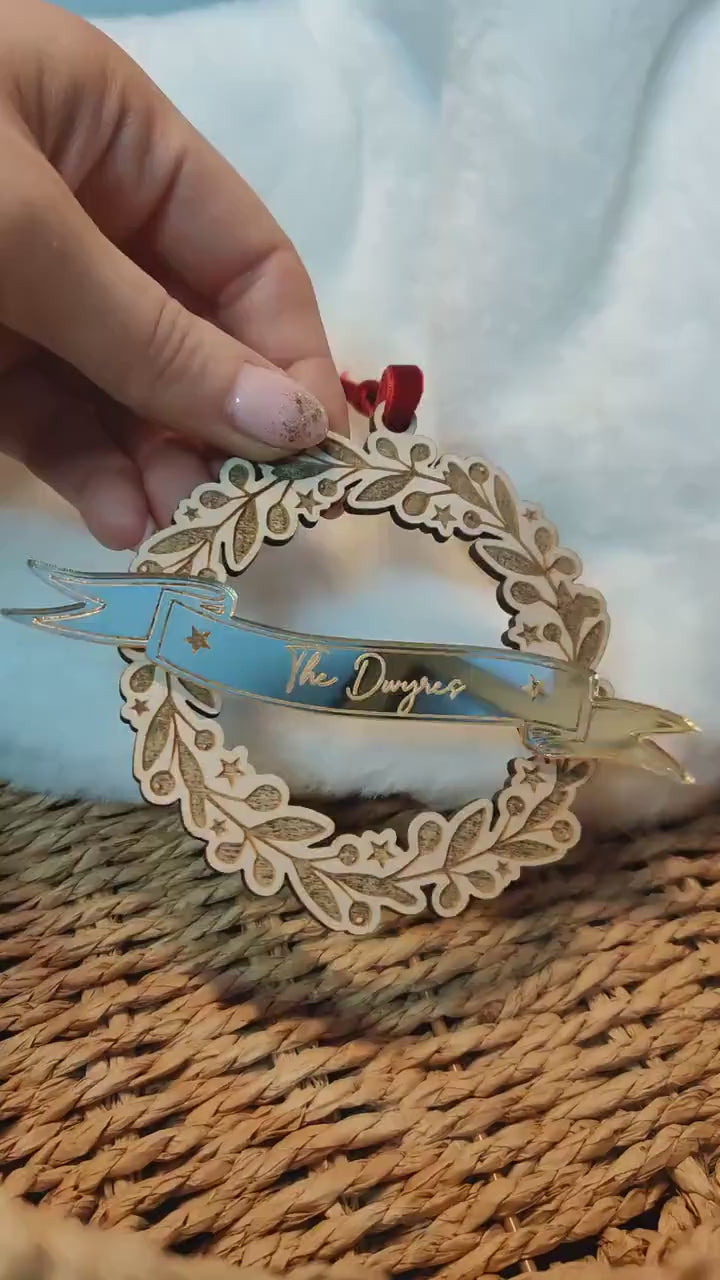 Christmas wreath decoration