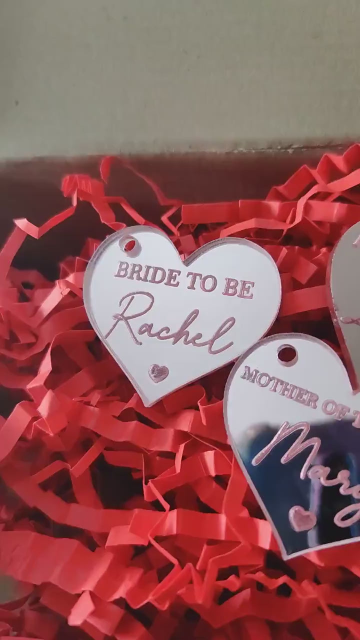 Personalised glass charms