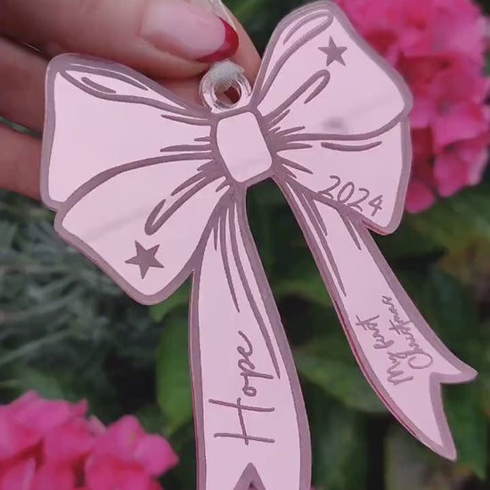 My first Christmas bow