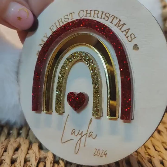 My first Christmas rainbow