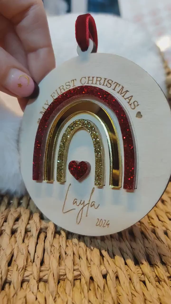 My first Christmas rainbow