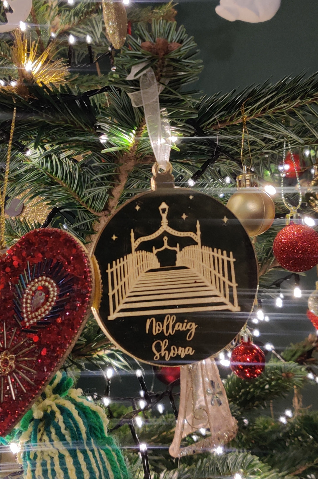 Irish Christmas bauble - Ha'penny bridge