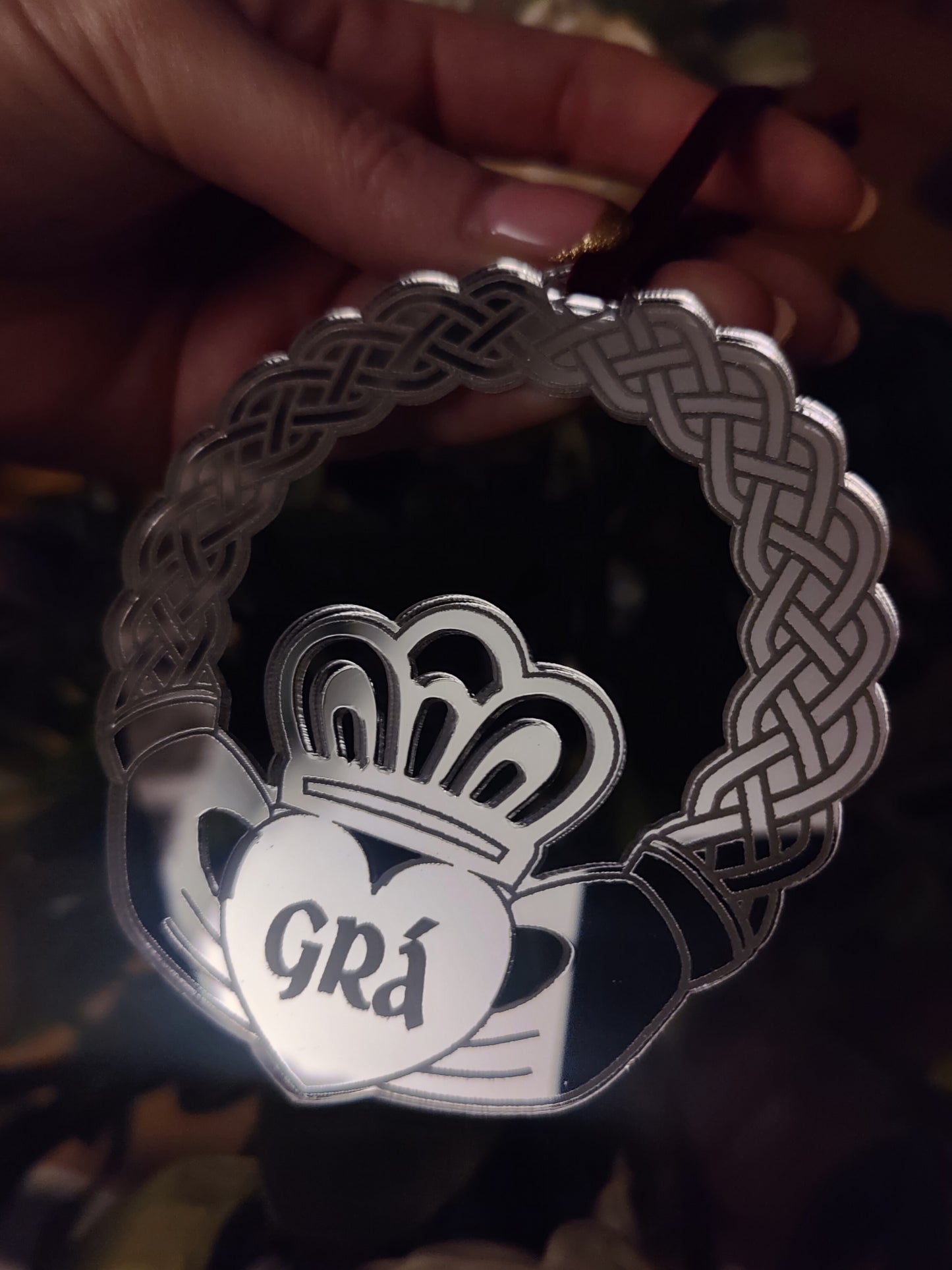 Grá Claddagh decoration